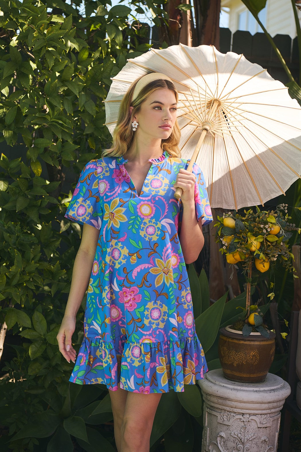 Celeste Floral Mini Dress