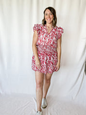 Marley Tiger Tail Skirt - Red