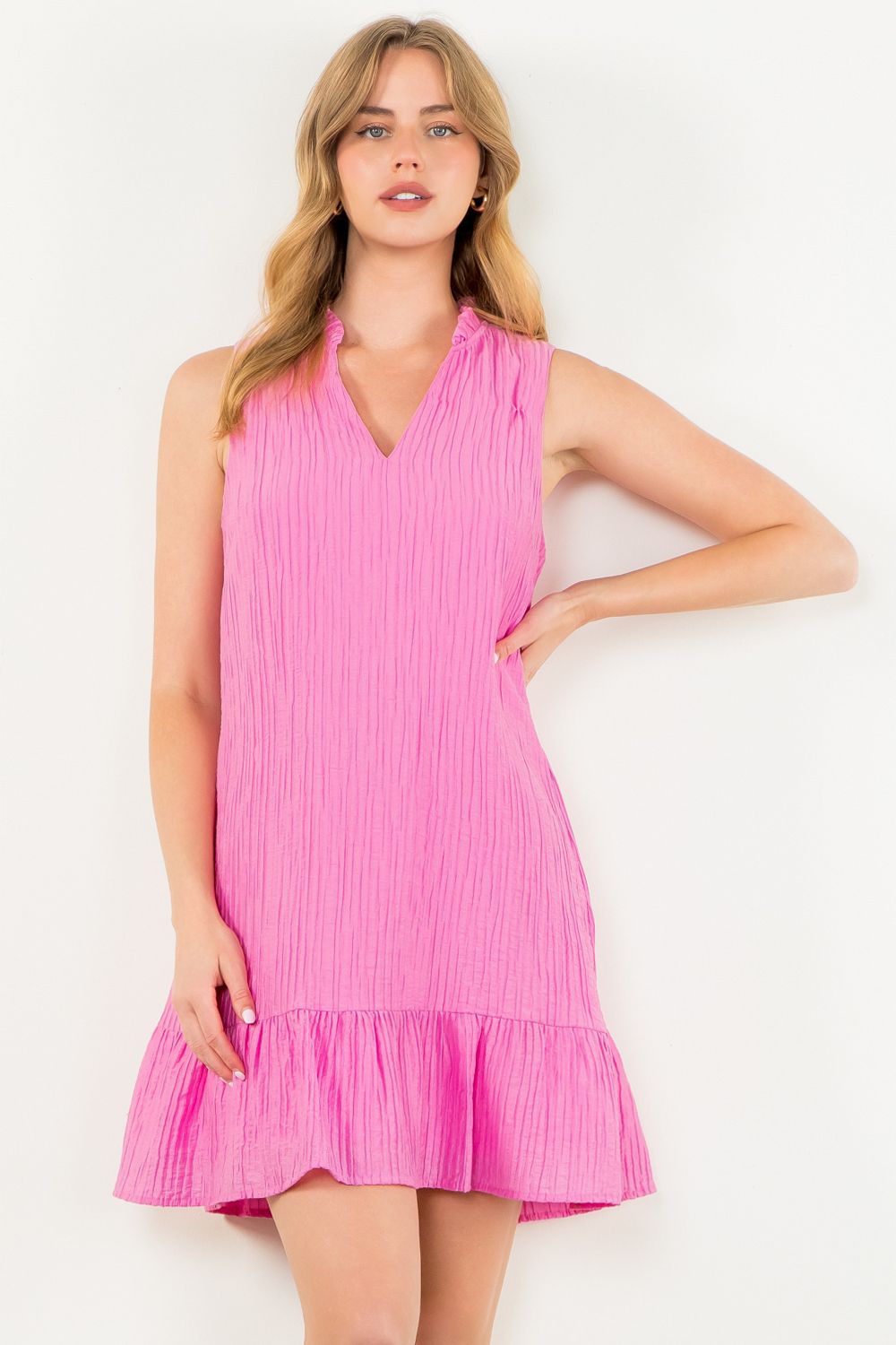 Bubblegum Pink Sleeveless Mini – INHAUS Boutique