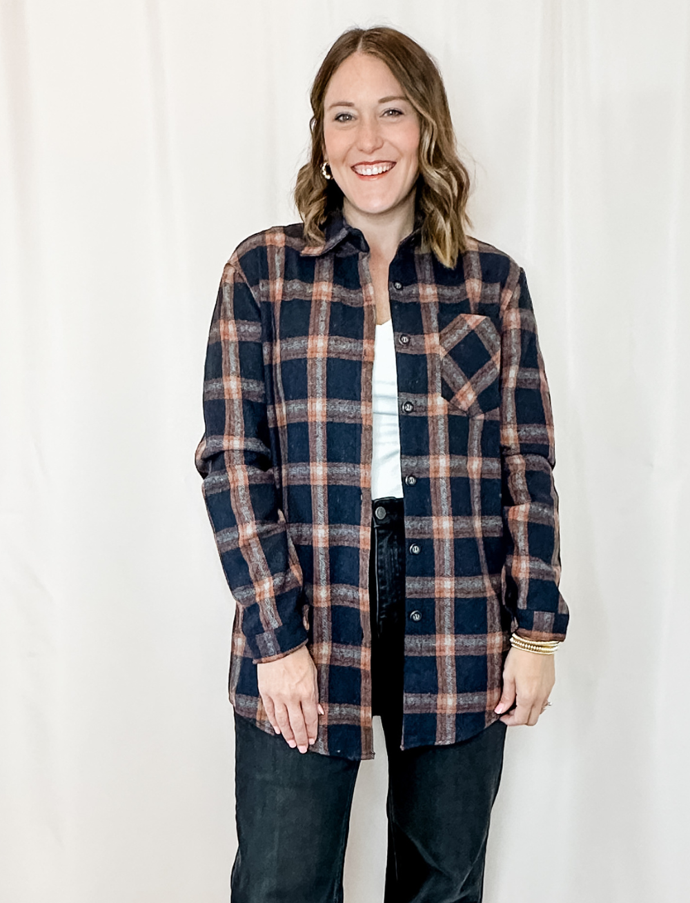 Flannel Button Down Shirt