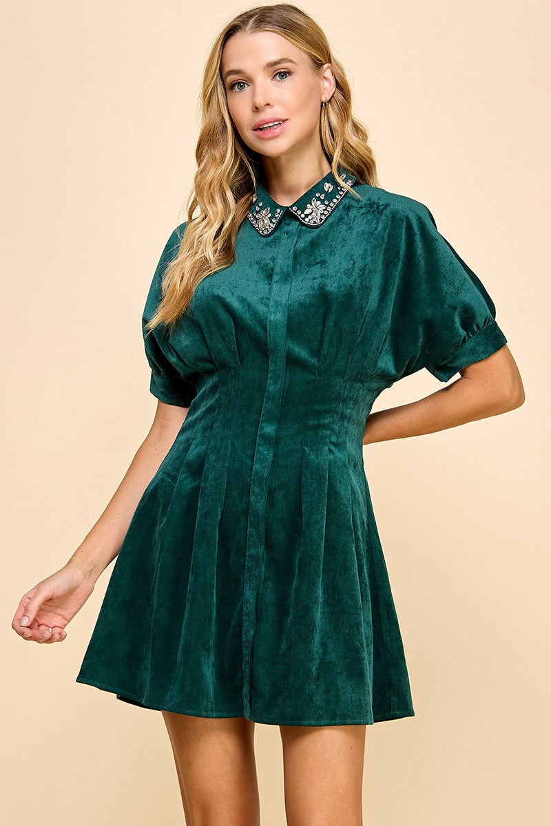 Corduroy Mini Dress