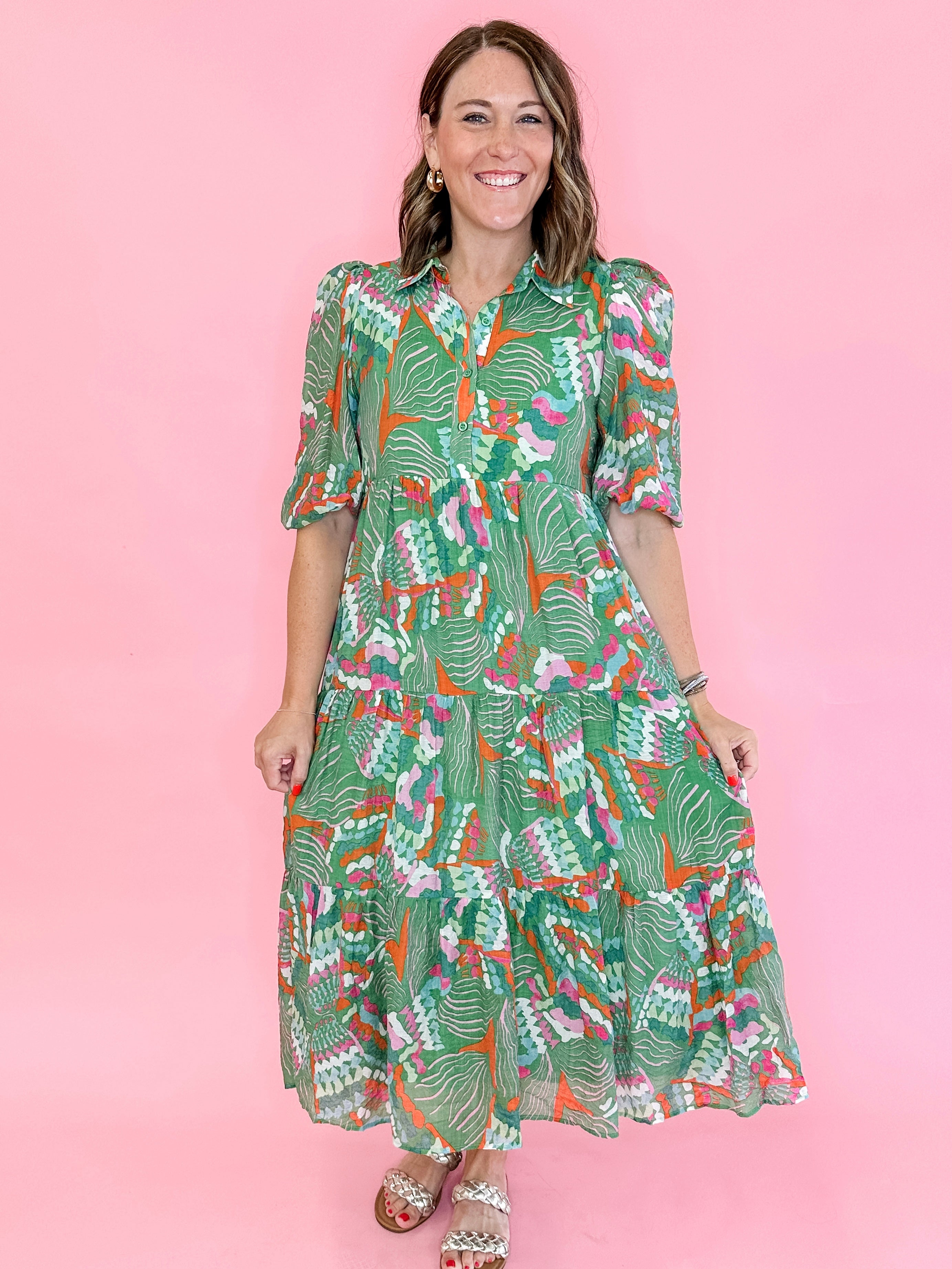 Happy Harmony Midi Dress